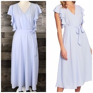 1. STATE Prairie Dance Maxi-dress Ruffle Sleeves